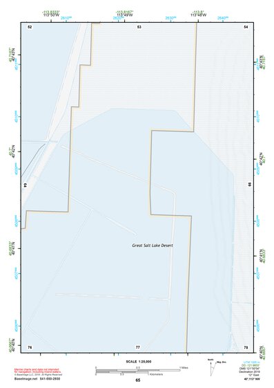 40113NW Page 65 Bonneville Salt Flats Topo Preview 1