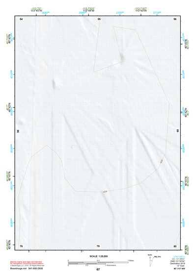 40113NW Page 67 Bonneville Salt Flats Topo Preview 1