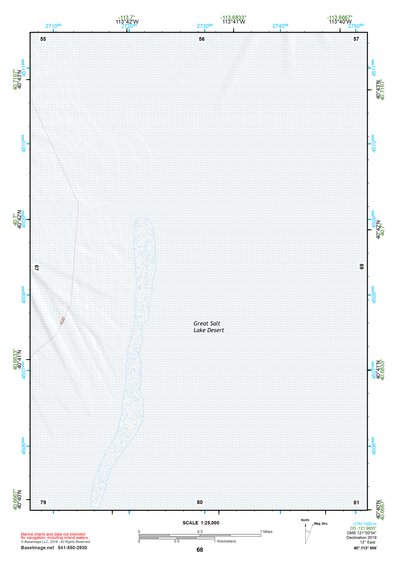 40113NW Page 68 Bonneville Salt Flats Topo Preview 1
