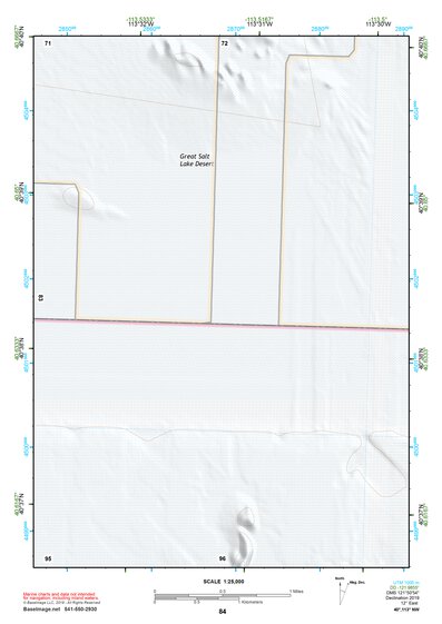 40113NW Page 84 Bonneville Salt Flats Topo Preview 1