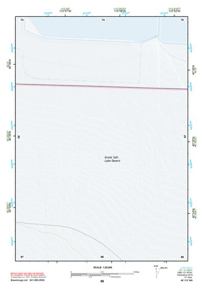 40113NW Page 86 Bonneville Salt Flats Topo Preview 1