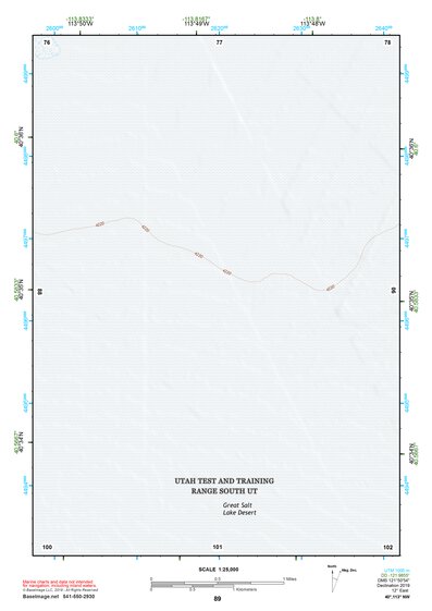 40113NW Page 89 Bonneville Salt Flats Topo Preview 1