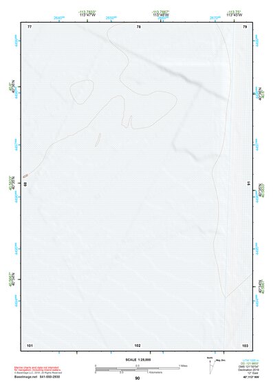 40113NW Page 90 Bonneville Salt Flats Topo Preview 1