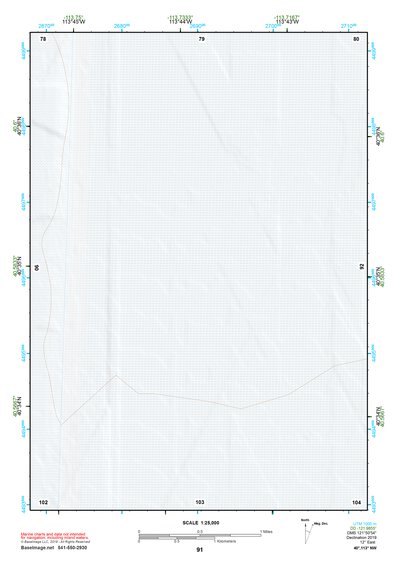 40113NW Page 91 Bonneville Salt Flats Topo Preview 1