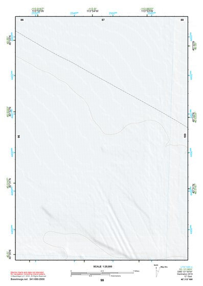 40113NW Page 99 Bonneville Salt Flats Topo Preview 1