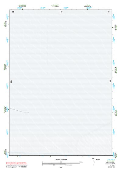 40113NW Page 101 Bonneville Salt Flats Topo Preview 1