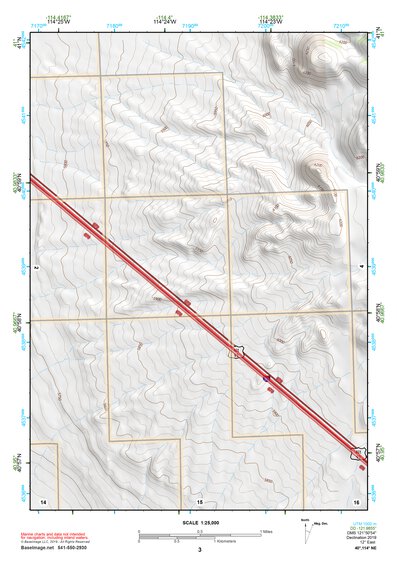 40114NE Page 3 Wendover Topo Preview 1