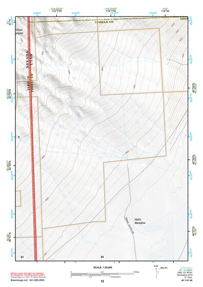 40114NE Page 12 Wendover Topo Preview 1