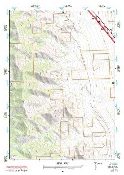 40114NE Page 30 Wendover Topo Preview 1