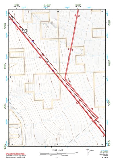 40114NE Page 31 Wendover Topo Preview 1