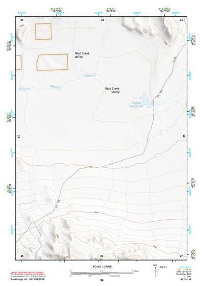 40114NE Page 34 Wendover Topo Preview 1