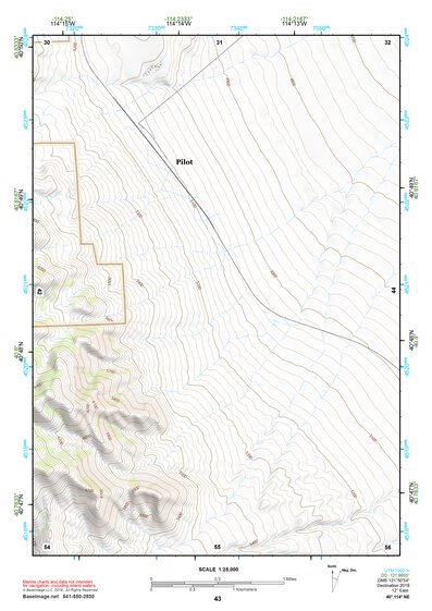40114NE Page 43 Wendover Topo Preview 1