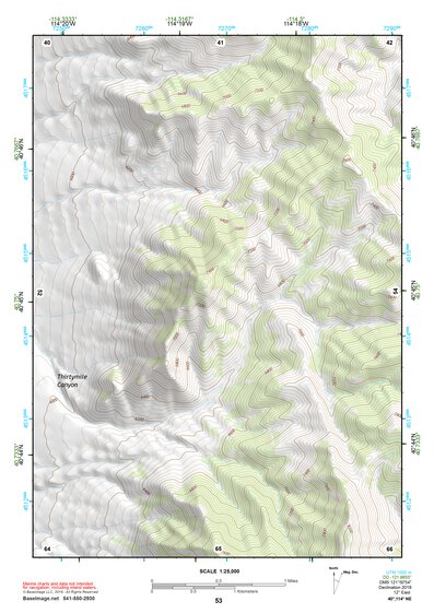 40114NE Page 53 Wendover Topo Preview 1
