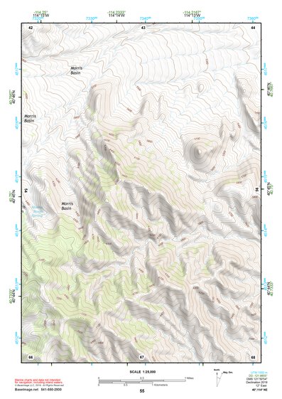 40114NE Page 55 Wendover Topo Preview 1