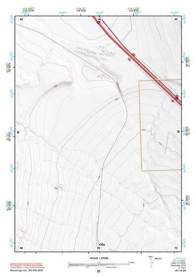 40114NE Page 57 Wendover Topo Preview 1