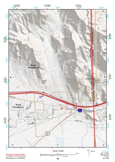 40114NE Page 59 Wendover Topo Preview 1