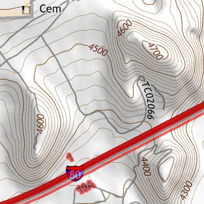 40114NE Page 60 Wendover Topo Preview 3