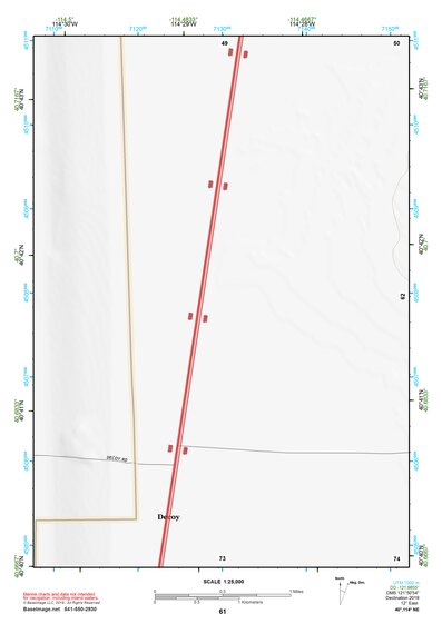 40114NE Page 61 Wendover Topo Preview 1