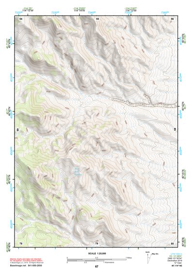 40114NE Page 67 Wendover Topo Preview 1
