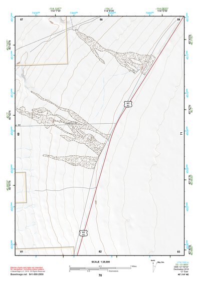 40114NE Page 70 Wendover Topo Preview 1