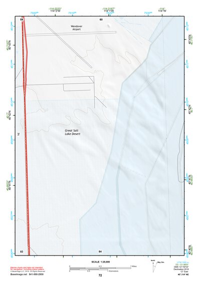 40114NE Page 72 Wendover Topo Preview 1