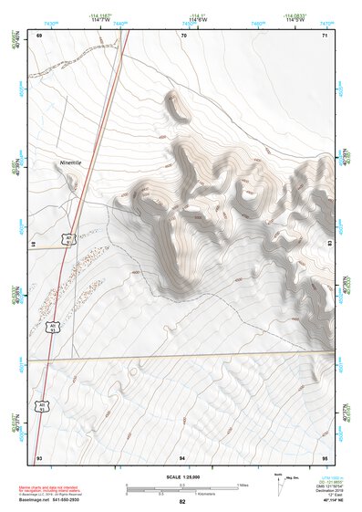40114NE Page 82 Wendover Topo Preview 1