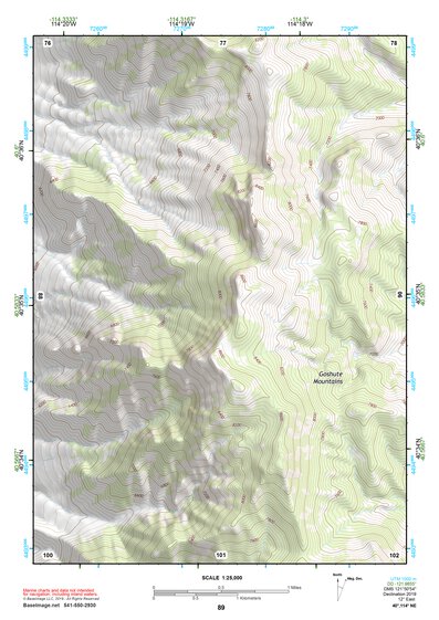 40114NE Page 89 Wendover Topo Preview 1