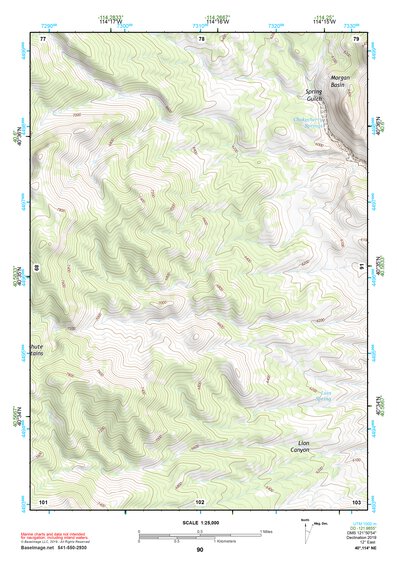 40114NE Page 90 Wendover Topo Preview 1