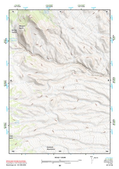 40114NE Page 91 Wendover Topo Preview 1