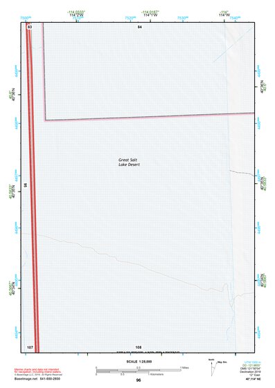 40114NE Page 96 Wendover Topo Preview 1