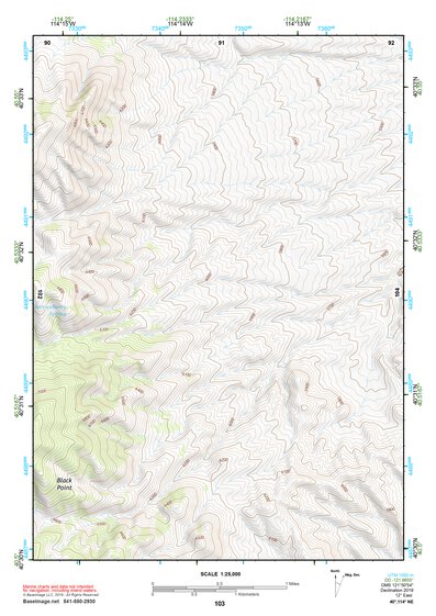 40114NE Page 103 Wendover Topo Preview 1