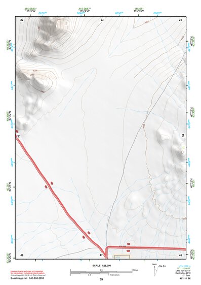 40115SE Page 35 Ruby Lake Topo Preview 1