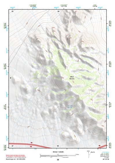 40115SE Page 36 Ruby Lake Topo Preview 1