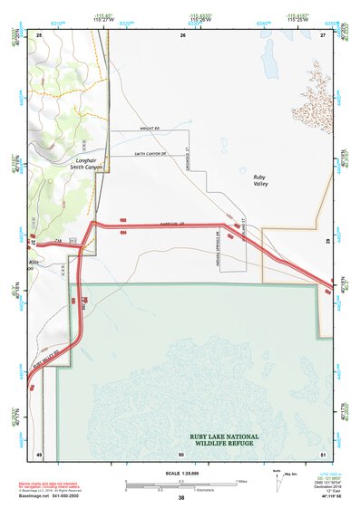 40115SE Page 38 Ruby Lake Topo Preview 1