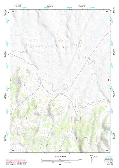 40115SE Page 45 Ruby Lake Topo Preview 1