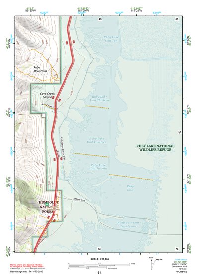 40115SE Page 61 Ruby Lake Topo Preview 1