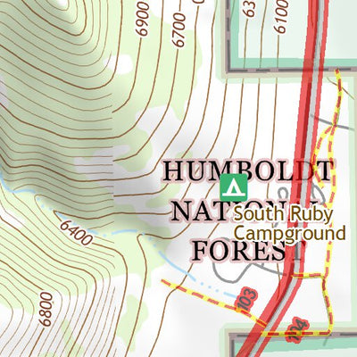 40115SE Page 61 Ruby Lake Topo Preview 3