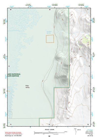 40115SE Page 62 Ruby Lake Topo Preview 1