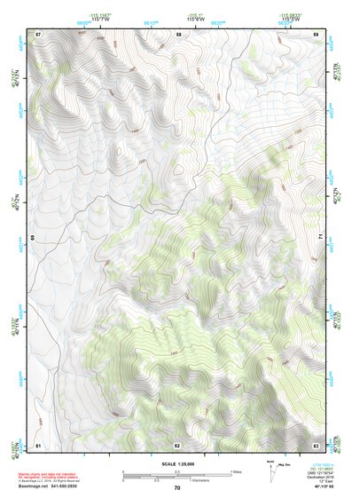 40115SE Page 70 Ruby Lake Topo Preview 1
