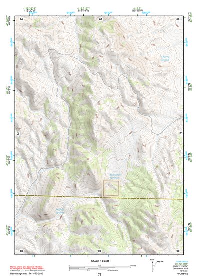 40115SE Page 77 Ruby Lake Topo Preview 1
