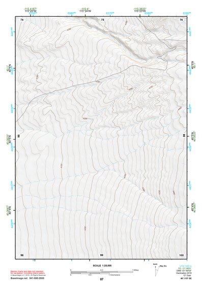 40115SE Page 87 Ruby Lake Topo Preview 1