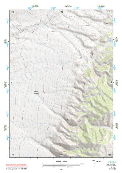 40115SE Page 88 Ruby Lake Topo Preview 1