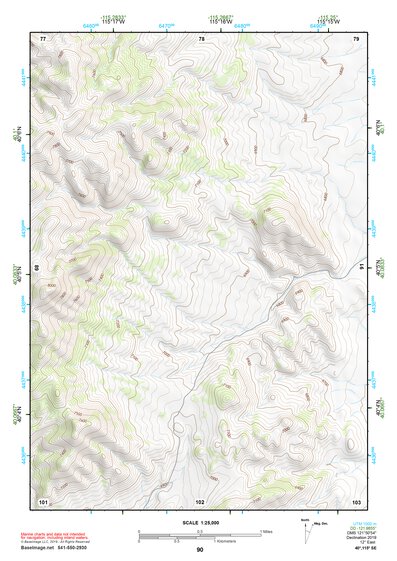 40115SE Page 90 Ruby Lake Topo Preview 1