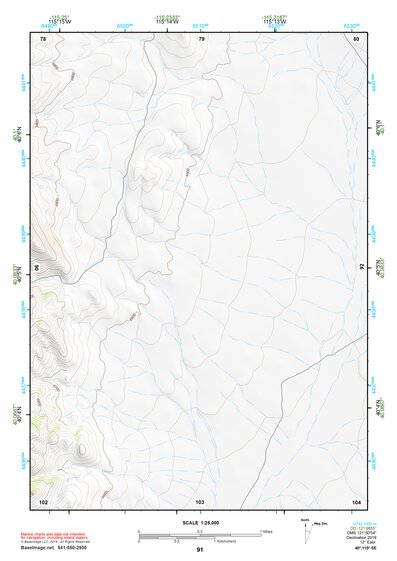 40115SE Page 91 Ruby Lake Topo Preview 1