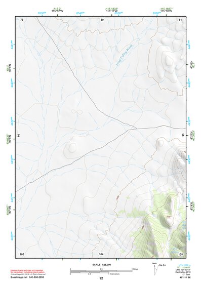 40115SE Page 92 Ruby Lake Topo Preview 1