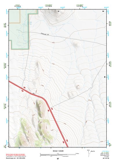40115SE Page 97 Ruby Lake Topo Preview 1