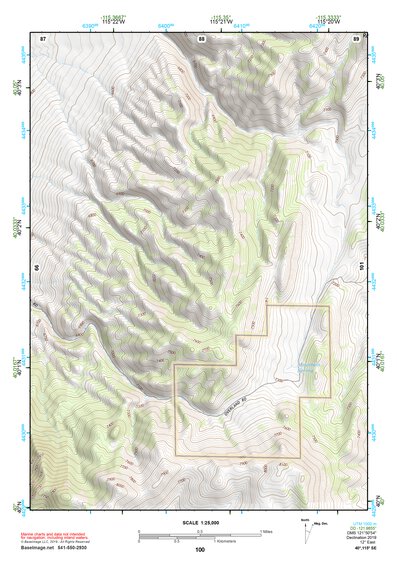 40115SE Page 100 Ruby Lake Topo Preview 1