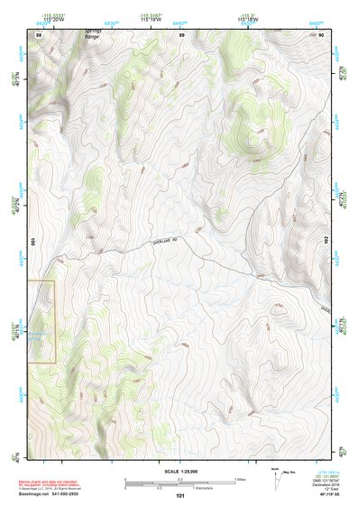 40115SE Page 101 Ruby Lake Topo Preview 1