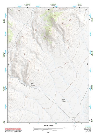 40115SE Page 102 Ruby Lake Topo Preview 1