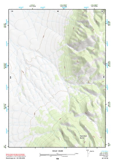 40115SE Page 104 Ruby Lake Topo Preview 1